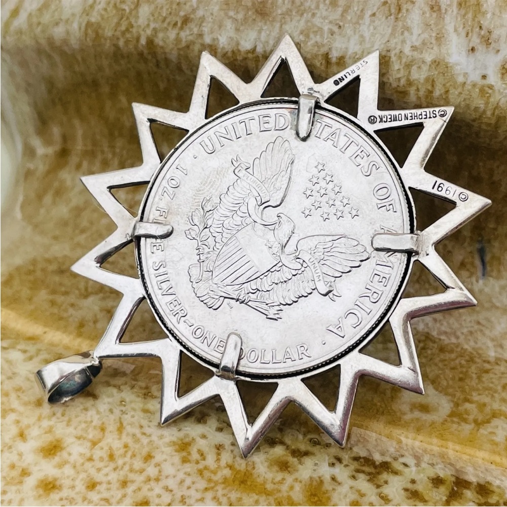 Stephen Dweck Rare Silver Eagle Walking Liberty C… - image 3